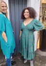 Diva kjole i grøn thumbnail