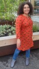 Oransje Kurta kjole thumbnail