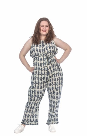 Jumpsuit med knytting, paisley