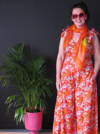 Jumpsuit orange